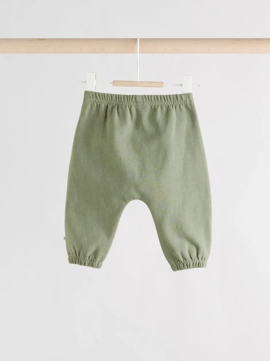 Truien En Breisels|Joggingbroeken|Next - Set van fleece top en joggingbroek voor baby's (0mnd -2jr) Groene beer Fairisle