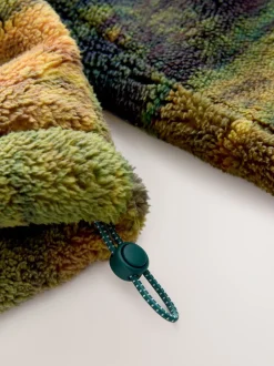Jassen En Jacks|Hoody's En Sweatshirts|Next - Borg fleece top met print Groene boslandschapscène
