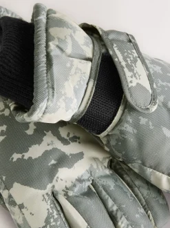 Mutsen, Handschoenen En Sjaals|Next - Skihandschoenen (3-16jaar) Groene camouflageprint