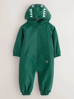 Jassen, Jacks En Kinderwagenpakjes|Jassen En Jacks*Next Groene krokodil - Waterdicht regenpak met fleecevoering (3 mnd-7 jr)