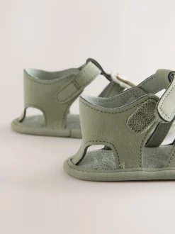 Babyschoenen|Next Groene leeuw - Baby visserssandalen met klittenbandsluiting (0 - 24 mnd)