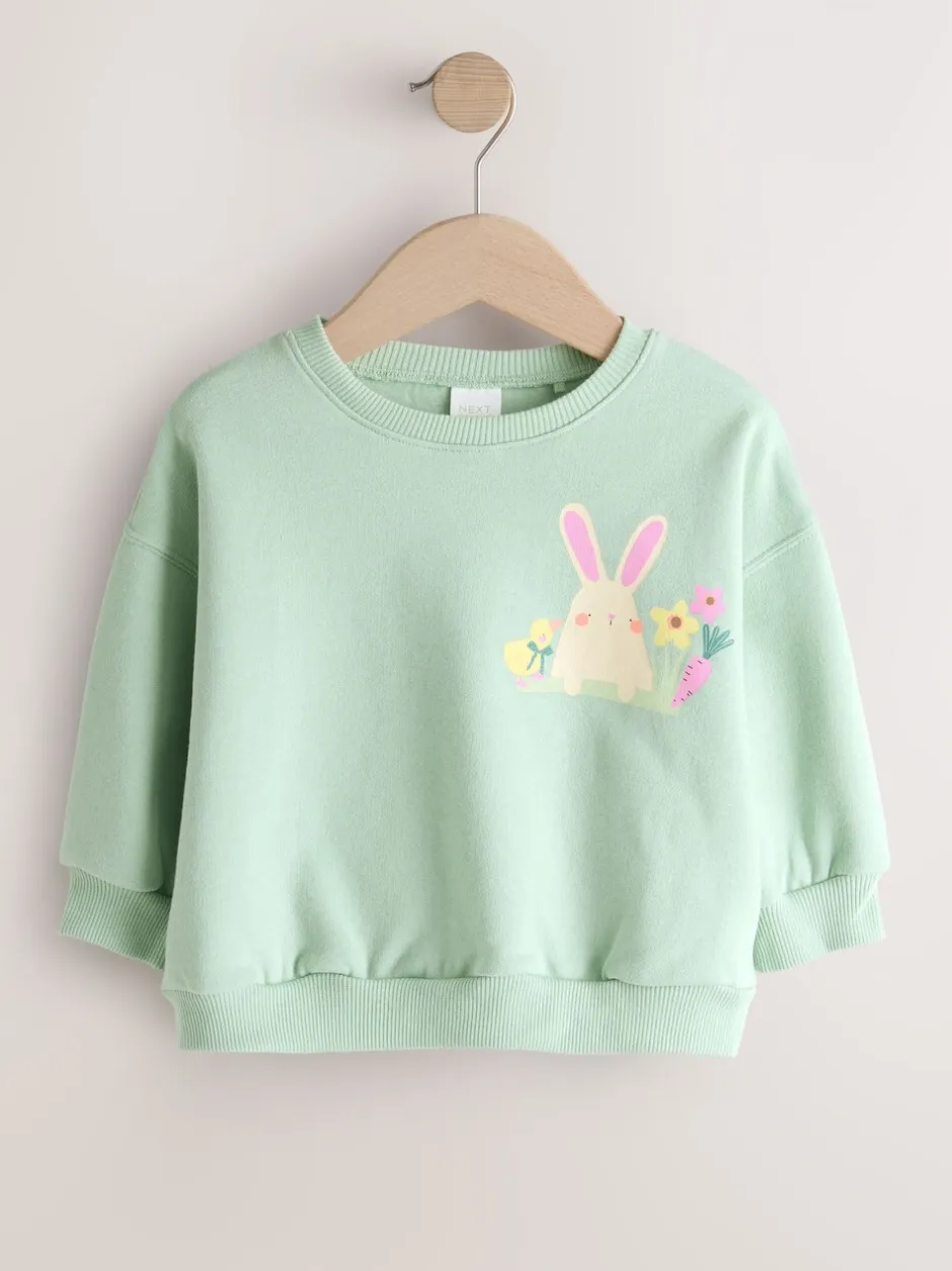 Sweaters En Hoody´S*Next Groene Pasen - Sweatshirt met ronde hals (3 mnd-7 jr)