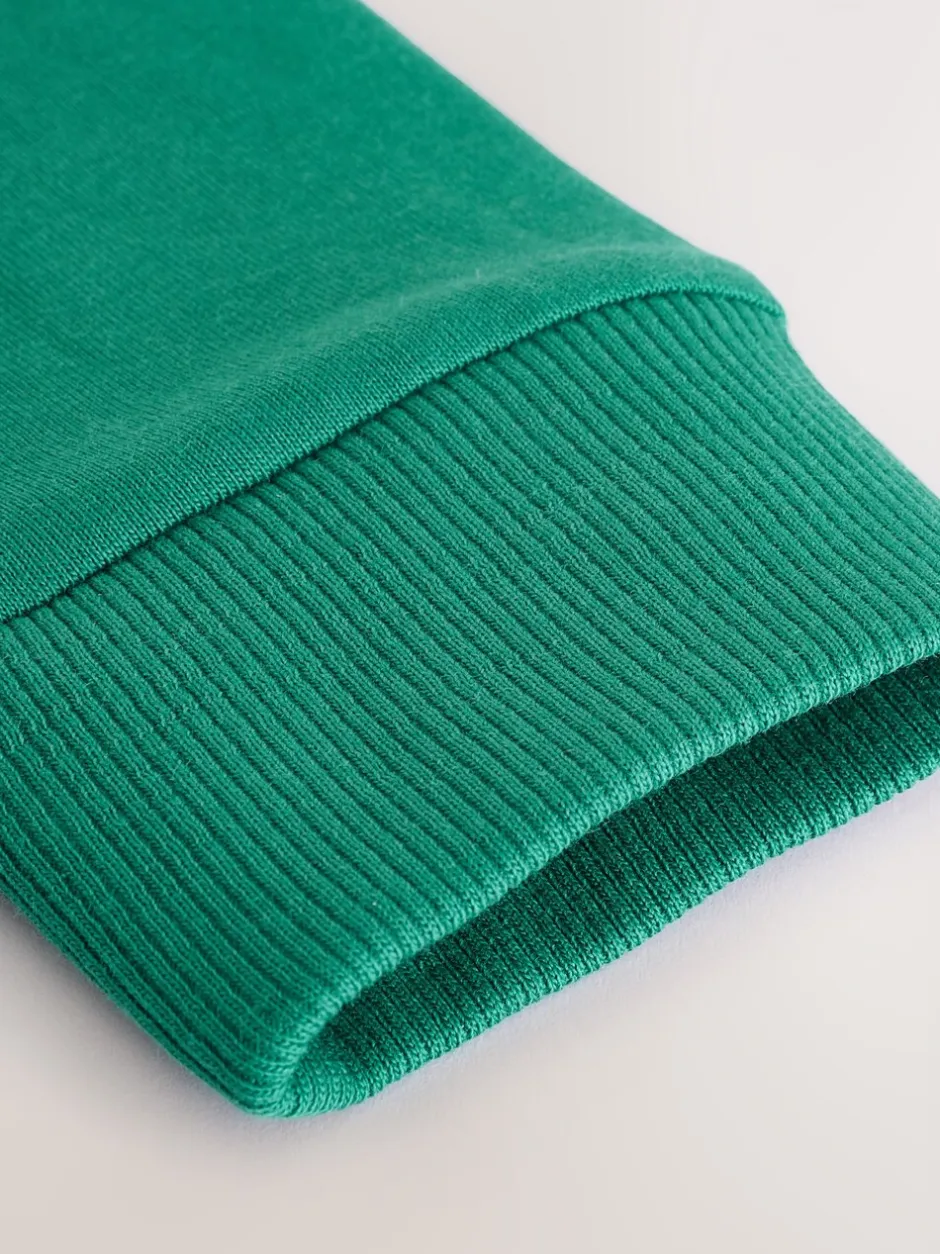 T-Shirts|Tops|Next Groene scène - T-shirt met lange mouwen en print op de rug (3mnd -8jr)