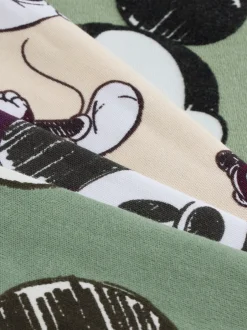 Pyjama's|Nachtkleding En Pyjama's*Next Groen/Ecru Mickey Mouse - Gelicentieerde knusse pyjama's 3 pack (9mnd -10jr)
