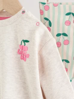 Sets En Combisets|Truien En Breisels|Next - Baby Sweatshirt and Leggings 2 Piece Set (0mths-2yrs) Groen/grijs