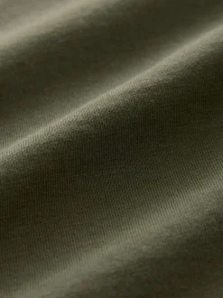 Loungewear|Next Groen-kaki - Normale Pasvorm - Essentieel katoenen T-shirt met ronde hals