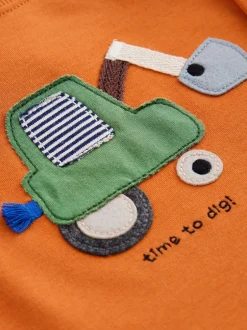 Pyjama's|Nachtkleding En Pyjama's*Next Groen/oranje transport - Mini Knusse Pyjama's 3 Set (9mnd-10jr)
