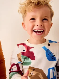 Pyjama's|Nachtkleding En Pyjama's*Next Groen/oranje transport - Mini Knusse Pyjama's 3 Set (9mnd-10jr)