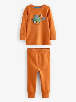 Pyjama's|Nachtkleding En Pyjama's*Next Groen/oranje transport - Mini Knusse Pyjama's 3 Set (9mnd-10jr)