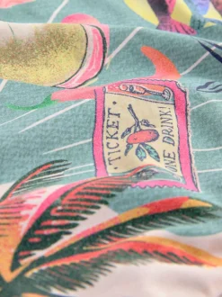 Badkleding*Next Groen/roze kreeft Conversational - Bikini broekje met print