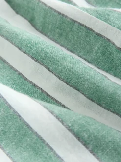 Shorts|Next Groen/wit - Zomershort met linnen