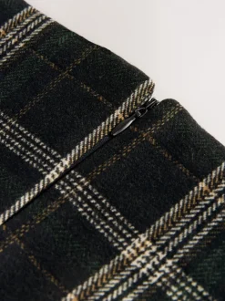 Rokken*Next Groen/zwart - Check Brushed Pencil Skirt