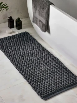 Handdoeken En Badmatten*Next Grote gebobbelde mat Antraciet