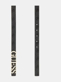 Ceintuurs*Guess Metal Logo Black Belt