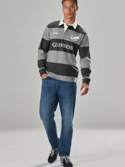 T-Shirts En Hemden|Next Guinness Zwart - Rugbyshirt