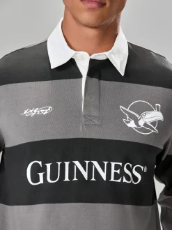 T-Shirts En Hemden|Next Guinness Zwart - Rugbyshirt