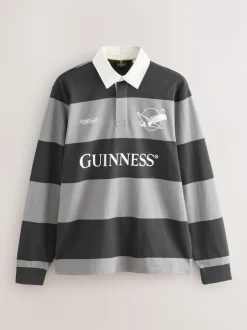 T-Shirts En Hemden|Next Guinness Zwart - Rugbyshirt
