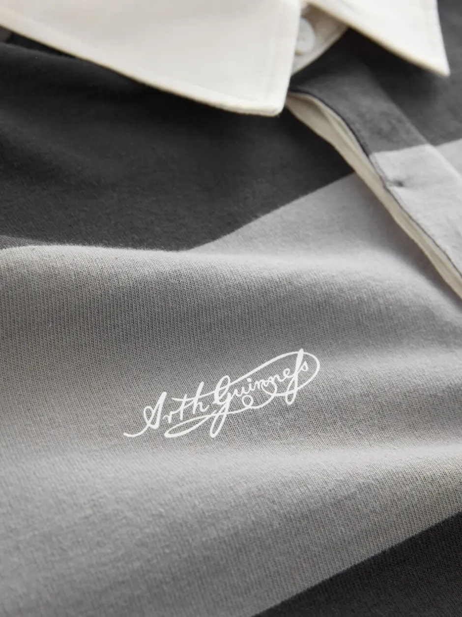 T-Shirts En Hemden|Next Guinness Zwart - Rugbyshirt
