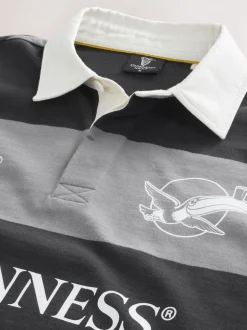 T-Shirts En Hemden|Next Guinness Zwart - Rugbyshirt