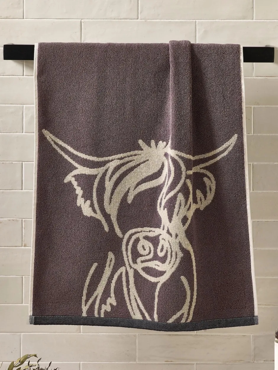 Handdoeken En Badmatten*Next Hamish the Highland Cow 100% katoenen handdoek