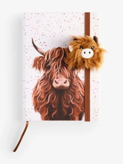 Thuiskantoor*Next Hamish the Highland Cow A5 Lined Notebook