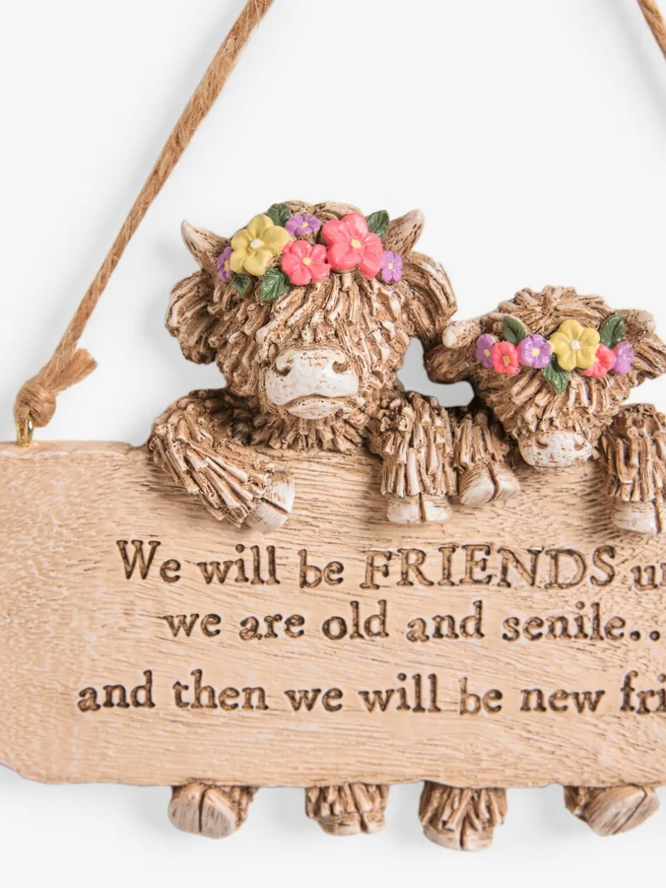 Decoraties*Next Hamish The Highland Cow Friends decoratiehanger