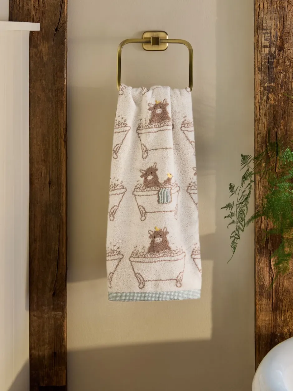 Handdoeken En Badmatten*Next Hamish the Highland Cow handdoek