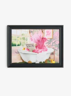 Canvassen En Kunst Voor Aan De Wand*Next Hamish The Highland Cow In A Bath Framed Wall Art
