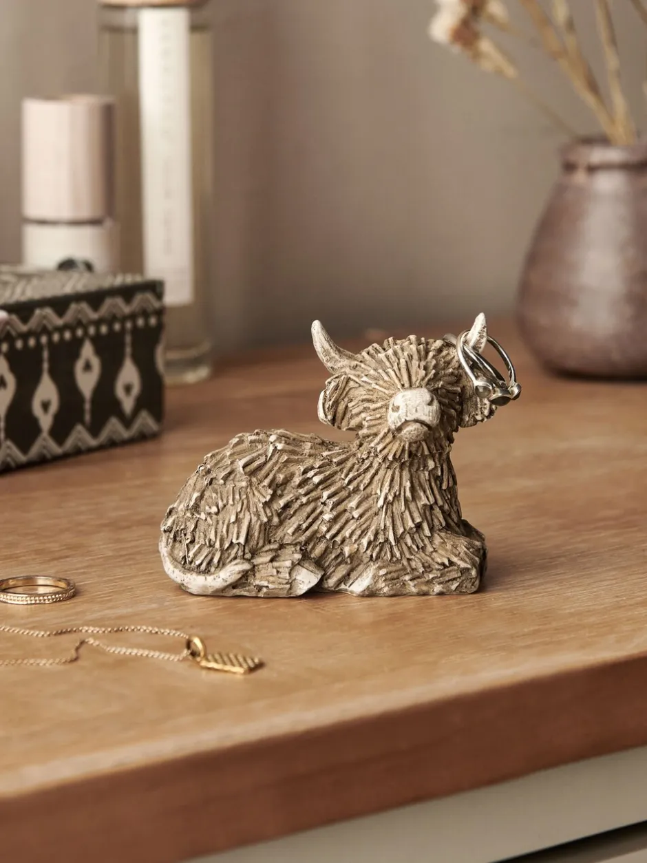 Decoraties|Thuiskantoor|Next Hamish The Highland Cow ringhouder