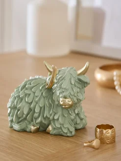 Decoraties|Thuiskantoor|Next Hamish The Highland Cow ringhouder
