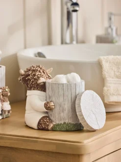 Badkameraccessoires|Next Hamish the Highland Cow Spa Storage Jar