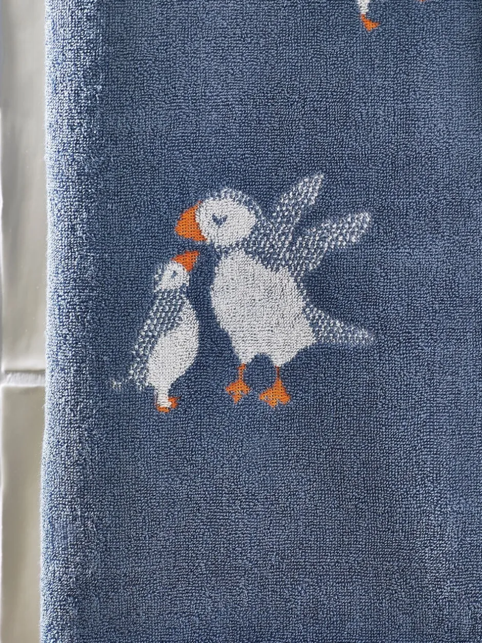 Handdoeken En Badmatten|Next Handdoeken van 100% katoen met Puffin