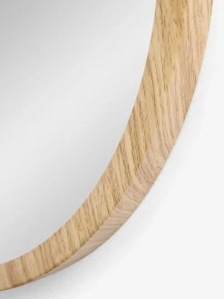 Spiegels|Badkameraccessoires*Next Hangende ronde wandspiegel Krijtwit Malvern