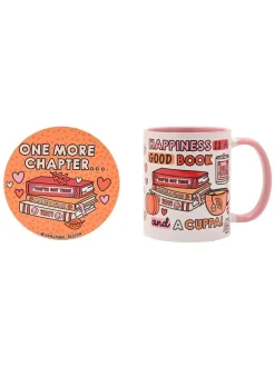 Mokken En Koppen*Next Happiness is a Good Book Gift Set