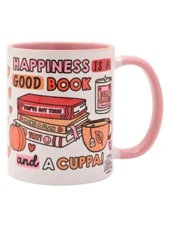 Mokken En Koppen*Next Happiness is a Good Book Gift Set