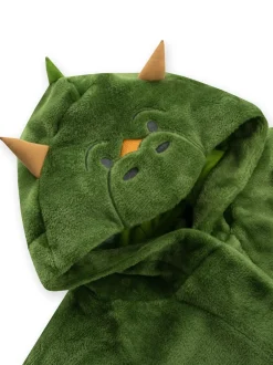 Kamerjassen*Harry Bear Dinosaur Fleece Dressing Gown With 3D Horns And Spikes