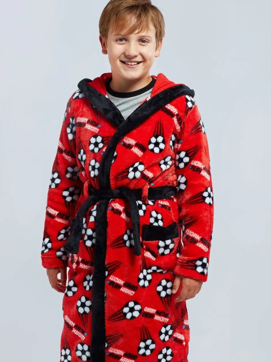 Kamerjassen*Harry Bear kamerjas met voetbalprint