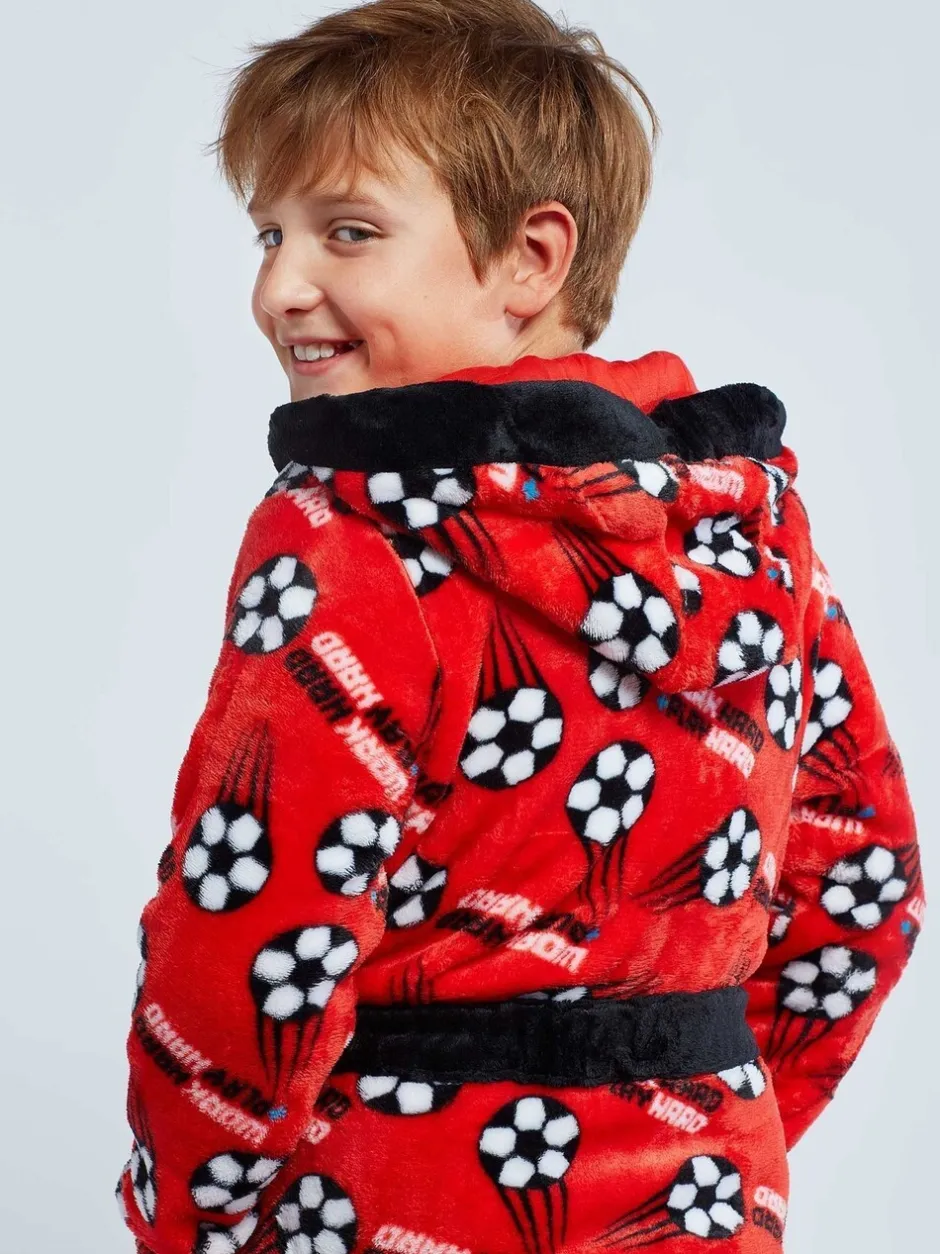 Kamerjassen*Harry Bear kamerjas met voetbalprint
