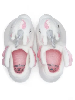 Pantoffels|Harry Bear pantoffels met eenhoornprint