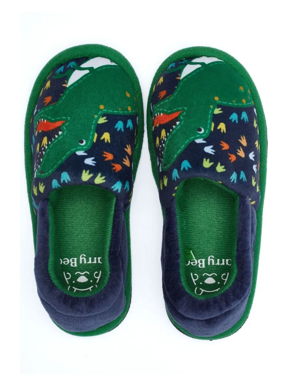 Pantoffels*Harry Bear pantoffels met dinosaurusprint