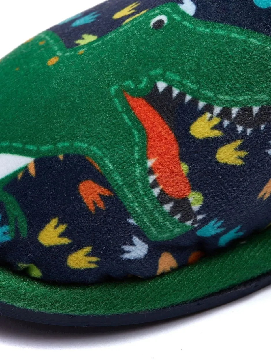 Pantoffels*Harry Bear pantoffels met dinosaurusprint