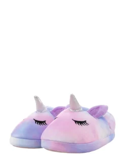 Pantoffels*Harry Bear Unicorn Tie Dye Slippers