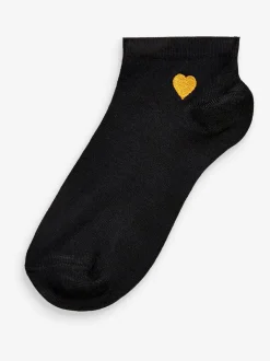 Sokken En Panty's|Sportkleding|Next - 5 Paar sneakersokken met motief Hart