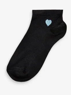 Sokken En Panty's|Sportkleding|Next - 5 Paar sneakersokken met motief Hart