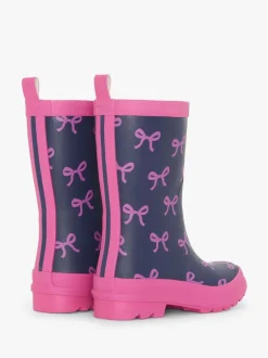 Laarzen*Hatley Blue Teeny Bows Matte Wellies