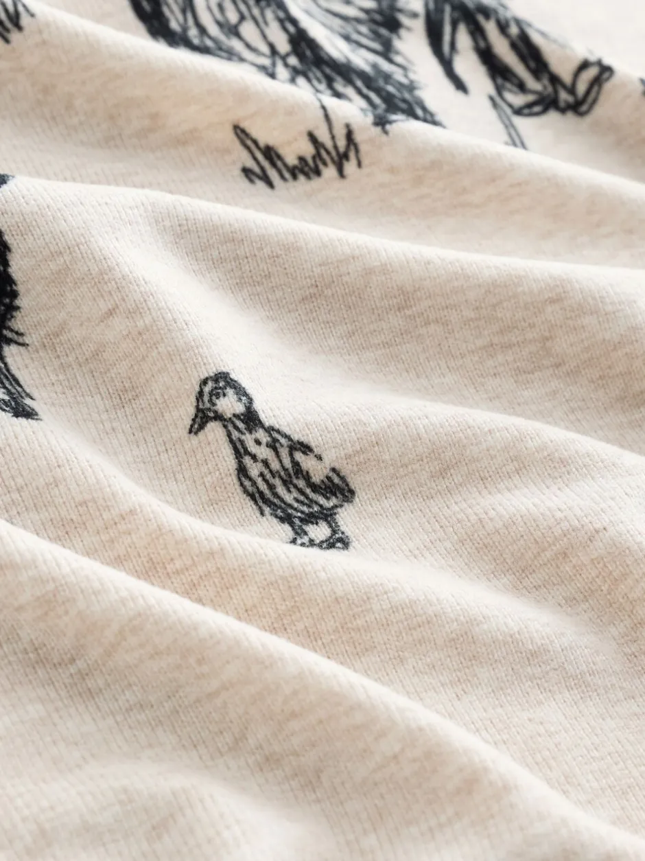 Pyjama's|Loungewear|Next Havermout Hamish The Highland Cow - Behaaglijke pyjama met lange mouwen