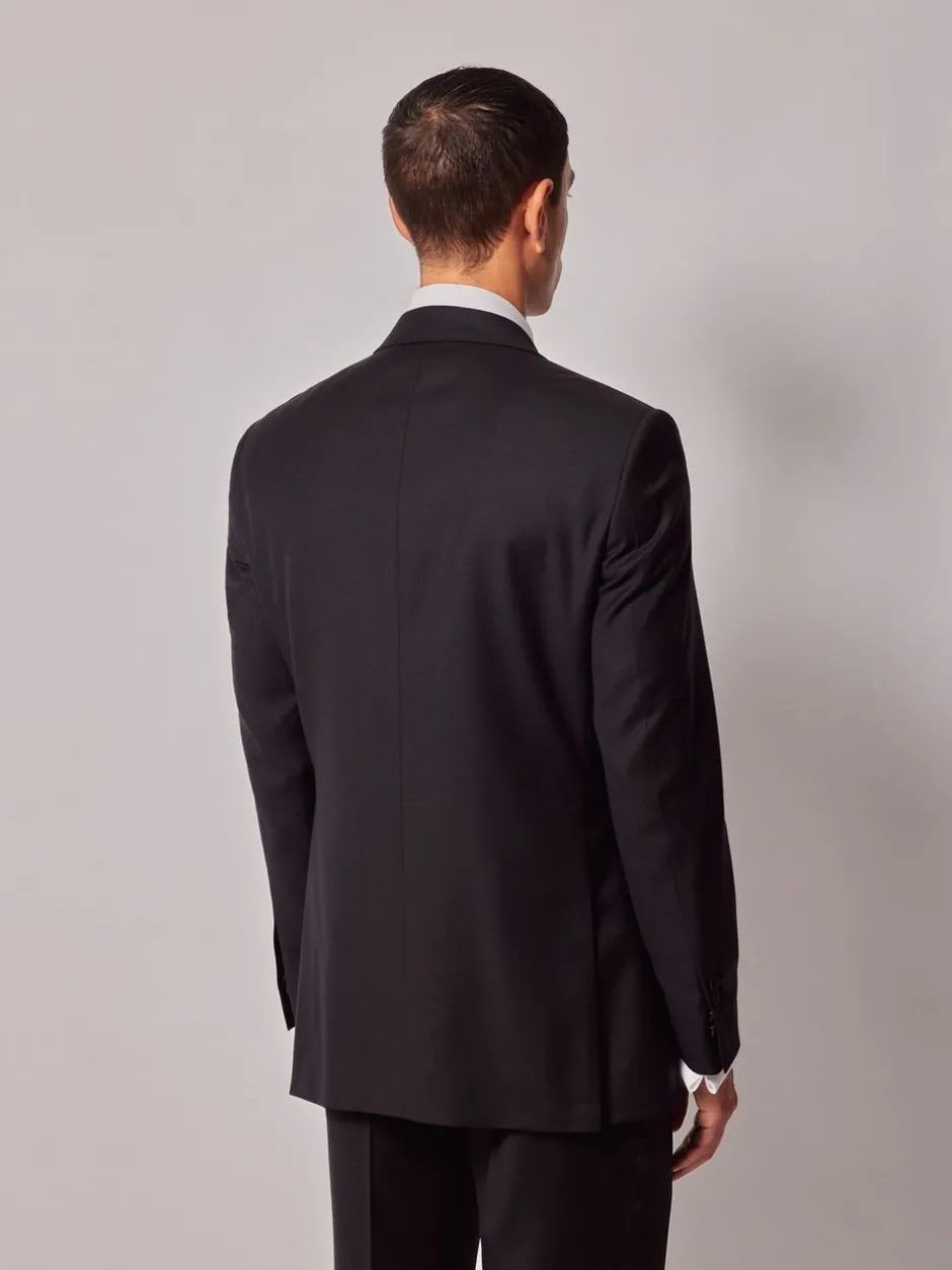 Smokings En Feestkleding*Hawes & Curtis Slim Dinner Double breasted Zwart Pak Jack
