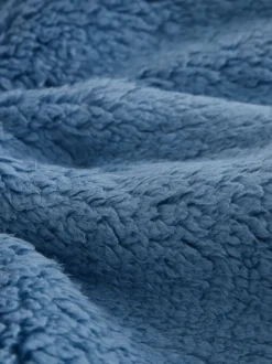 Jassen, Jacks En Kinderwagenpakjes|Sweaters En Hoody´S*Next - Fleece shacket van borg (3 mnd - 7 jr) Helder blauw/geel kleurblok