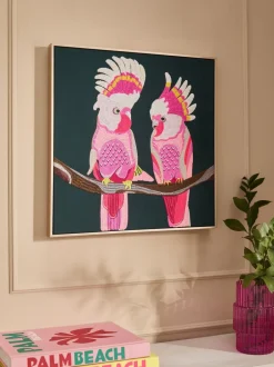 Canvassen En Kunst Voor Aan De Wand*Next Helder geborduurde kaketoe wanddecoratie