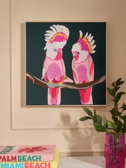 Canvassen En Kunst Voor Aan De Wand*Next Helder geborduurde kaketoe wanddecoratie